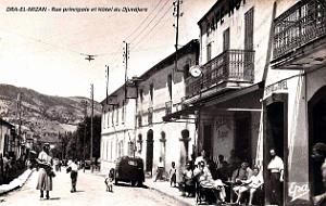 1968- Dra-el-Mizan - Rue principale et Hotel du Djurdura1